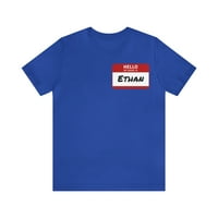 Majica s Ethanovom značkom, Zdravo, moje ime je Ethan