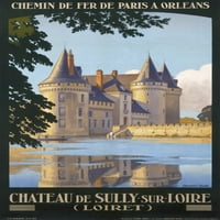 Plakat za chateau de sully sur loire tisak plakata od strane Mary Evans BiblioonsLow Auctions Limited Limited