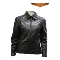 Trgovac kožna LJ7021-SS-XL ženska jakna od teške kože-ekstra velika