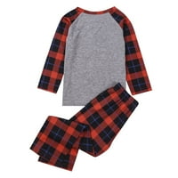 Božićna pidžama za žene, božićne Muške bluze s tatinim printom, vrhovi + hlače, odgovarajući Setovi za pidžamu