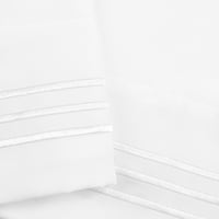 Jedinstveni prijedlozi mekane jastučnice od poliestera i mikrovlakana s patentnim zatvaračem bijeli standard