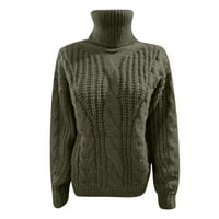 KaLI_store Prugasti džemper žensko transparentno džemper sa cutaway сердечком i šiljast proteže Zeleni, L