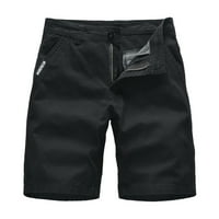 Vanjske multi muške kratke hlače Pocket čvrste boje Zipper kratke hlače casual alati modni muški teretni hlače