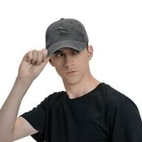 Muška bejzbolska kapa, ulična ležerna sportska kapa, klasični šešir s uvijenim obodom-Podesivi kaubojski šešir,