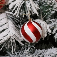 Božićne kuglice _ neraskidive božićne kuglice ukrasi s različitim tiskom sjajni Galvanizirani prah za višekratnu