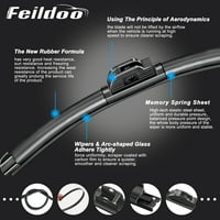 Feildoo 22 & 22 prikladno za Chevrolet Suburban Premium prozori vjetrobranskog brisača