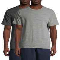 Athletic Works muške i velike muške majice Tri Blend, 2-pack, do veličine 5xl