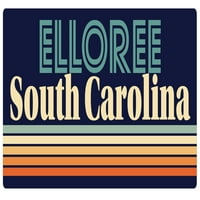 Elloree South Carolina vinil naljepnica naljepnica retro dizajn