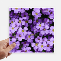 Ljubičasta cvjetovi prekrasna romantična naljepnica oznake zid slika laptop naljepnica self ljepilo