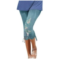 Apepalne hlače Ženske modne ležerne vanjske nose hlače za dno tiskanih hlača od sedam točaka