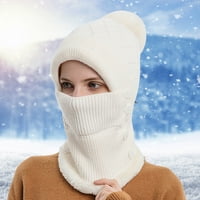 Šeširi za žene za žene integrirani na vanjsku hladnoću bez hladnoće, jahanje zimske kapuljače za zimsku kapuljaču