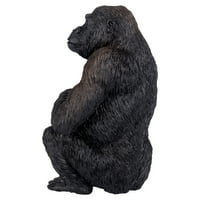 Realistična ručno oslikana ženska figura gorile međunarodne divljine