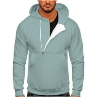 Rasprodaja muških majica U donjem rublju, Muški Casual sportski fitness pulover s kapuljačom s patentnim zatvaračem