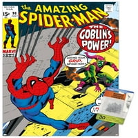 Stripovi - Zeleni Goblin - nevjerojatni Spider-Man zidni poster s gumbima, 14.725 22.375