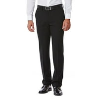 Muški J. M. Haggar Premium Slim-Fit Stretch Stretch Front-Front odijelo za odijelo grafitne rešetke