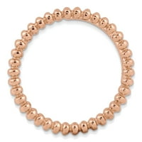 Prsten od sterling srebra u ružičastoj boji S perlama u boji 9283