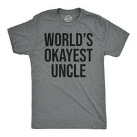 Svjetovi Okest Uncle majica Smiješno izreka obiteljske grafičke finul sarkastične majice - xxl grafičke majice
