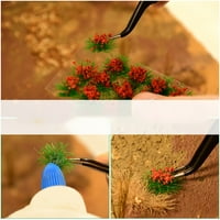 Samoljepljiva statička travnata trava miješana divljih cvjetova DIY CAFTS minijaturni krajolik