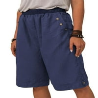 Ženske kratke hlače za plažu, Bermuda, kratke pripijene hlače, mini hlače s elastičnim strukom, casual hlače,