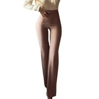 Teretne hlače za žene trendovske zvona elastičnosti moda Čvrsta tajica hlača