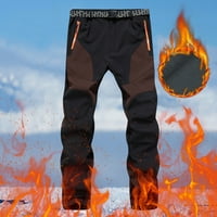 Labakihah teretne hlače za muškarce u boji blok planinarskih hlača na vjetroelektrani Radne hlače Toplo obložene