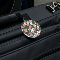 Poker žetoni i kartice s asom, okrugla oznaka za prtljagu s osobnom iskaznicom, Ručna Prtljaga u koferu