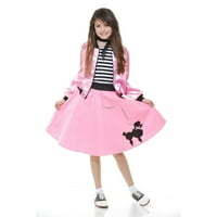 Halloween Sock Hop Sweetheart Girl's Pink