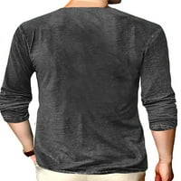 Muška majica s digitalnim tiskom, Sportska Osnovna majica s dugim rukavima, modna casual bluza, pulover, tamno