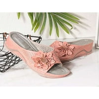 Avamo ženske sandale sa sandalama široke širine sandale s cvijećem casual ljetnih cipela