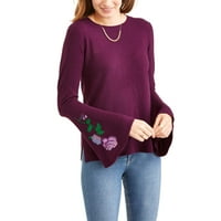 Ženski izvezeni džemper od zvona