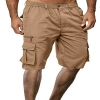 Muške teretne kratke hlače, vanjske Brzosušeće lagane prozračne Safari kratke hlače za penjanje, vojni kaki, Američki