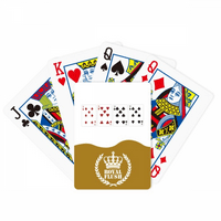 poker kartaška igra kraljevski bljesak s uzorkom srce i pika