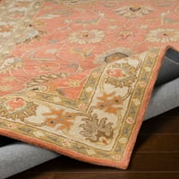 Umjetnički tkalci chaka hrđa tradicionalni 8 'kvadratni tepih prostirke