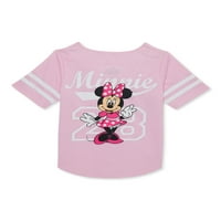Disney Girls Minnie Mouse Baseball Jersey, Veličine 4-16
