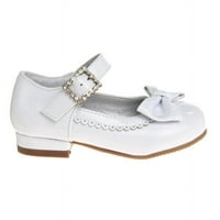 Model cipele za djevojčice u donjem rublju - bijeli lakirani, 10
