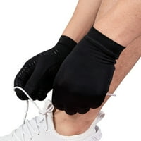 Par rukavica za fitness s dodirnim zaslonom s punim prstima od bakrenih vlakana jednobojne rukavice protiv klizanja