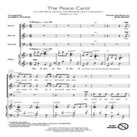 Hal Leonard The Peace Carol 3-dijel miješana koju je uredio Audrey Snyder