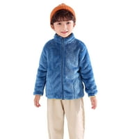 Kali_store mališani kaputi i jakne za djevojke za djevojčice jakna djeca dugi rukavi dugačka zimska odjeća plava,