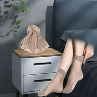 Uštetni parovi Žene čarape prozračne elastične čarape Kratke rastezljive čarape za svakodnevni život, kava