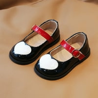 Cipele za djevojčice s krpicama s ravnim potplatom s zatvorenim prstima proljeće jesen Korejsko izdanje mekani