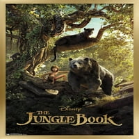 Zidni plakat knjiga o džungli - mladunče čovjeka s gumbima, 22.375 34
