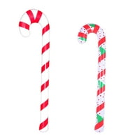 Poznati Božićni ukrasi od slatkiša na napuhavanje, vanjski divovski štapići za slatkiše, ukrasi za zabave, baloni,