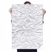 Bijeli nepravilni nabori Elegantan Uzorak naljepnica ukras poster poster pozadina naljepnica na prozoru