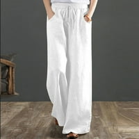 Miluxas pantalones de mujer cintura alta plus size za čišćenje moda ženske ženske elastične hlače od hlače ravne