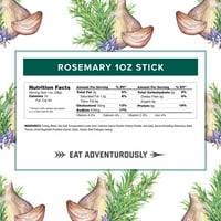 Country Archer Jerky Co. Turkey Stick, Rosemary, 1oz, 8ct