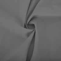 Labavi ženski vrhovi dugih rukava s prevelikim gumbima, jednobojna bluza s izrezom u obliku slova u i neravnim