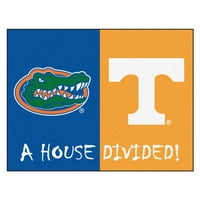 Florida - Tennessee House podijeljena prostirka 33.75 x42.5