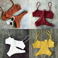 Seksi ženske Bikini zavoj Push-up mekani kupaći kostimi kupaći kostim ljetna odjeća za plažu