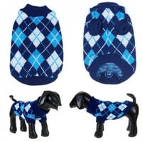 Jesensko-zimska topla pletena odjeća za kućne ljubimce Topla odjeća za male i srednje pse džemper za hladno vrijeme,