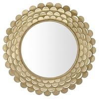 Zidno ogledalo & & pojačalo; zidno ogledalo. sa zlatnim Collette vagama, moderno, okruglo, 35. 3. 35. u